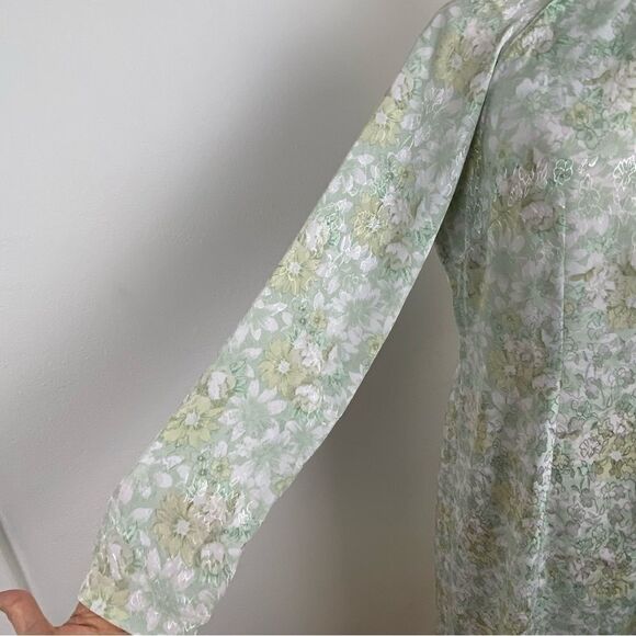 Handmade Womens Ethereal Brocade Cheongsam Gown Whimsigoth Fairy Vtg Dress S/M - Picture 7 of 12